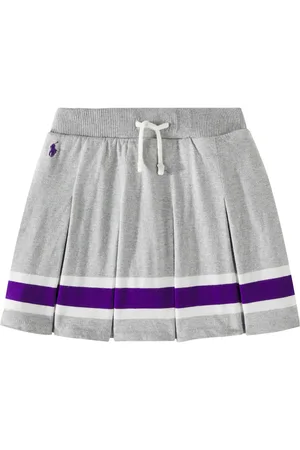 Ralph Lauren Pleated cotton skirt