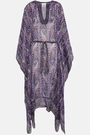 Isabel Marant Floral cotton and silk maxi dress