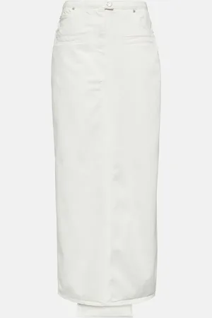 Courrèges Denim maxi skirt