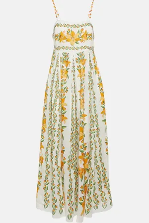 Farm Rio Tropical Lightness cotton maxi dress