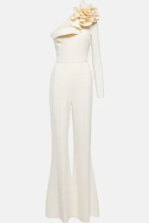 Elie saab Floral one-shoulder jumpsuit