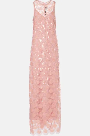 ROTATE Sequined maxi dress