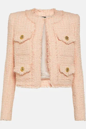 Balmain Cropped tweed jacket
