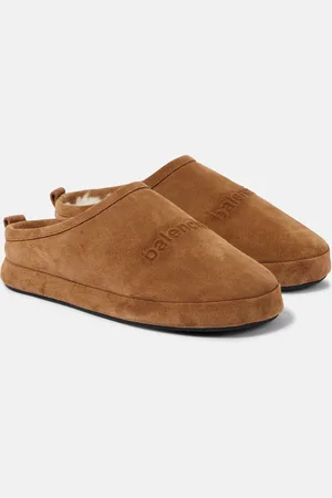 Balenciaga Alaska suede slippers
