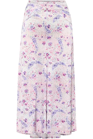 Paco rabanne Floral stretch-jersey skirt