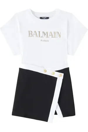 Balmain Cotton jersey dress