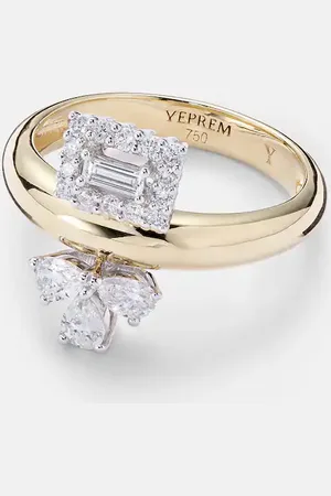 Yeprem Golden Strada 18kt ring with diamonds