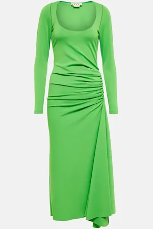 Marni Ruched midi dress
