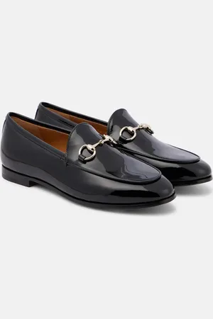 Gucci Jordaan Horsebit patent leather loafers