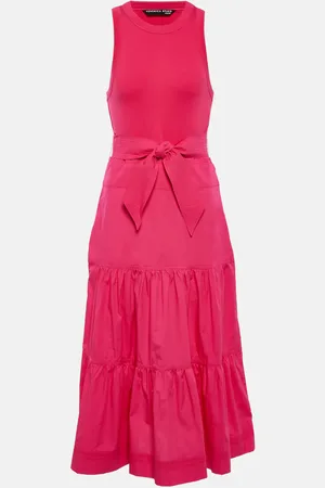 VERONICA BEARD Austyn tiered midi dress