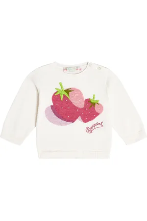 BONPOINT Baby Almire intarsia-knit cotton sweater