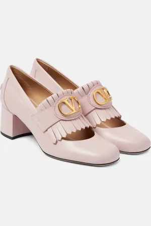 VALENTINO GARAVANI VLogo Signature 55 leather loafer pumps
