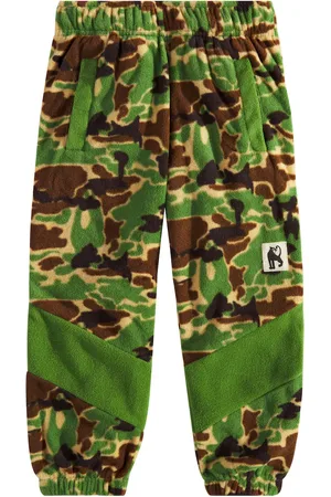 Mini Rodini Camouflage fleece sweatpants