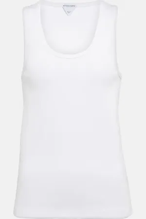 Bottega Veneta Cotton-blend tank top