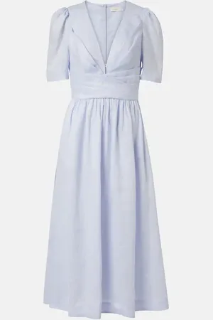 ZIMMERMANN Linen midi dress