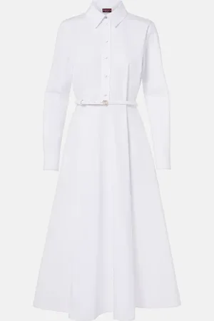 Gucci Cotton poplin midi dress