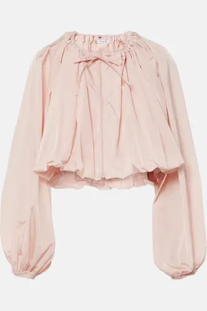 Alaïa Pleated cropped jacket