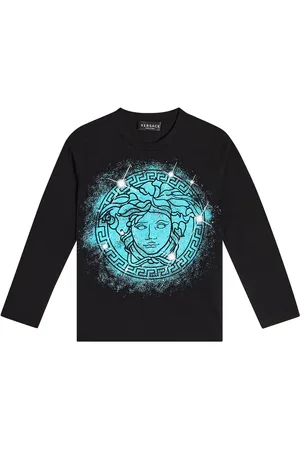 VERSACE Logo cotton jersey T-shirt