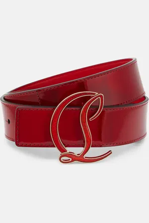 Christian Louboutin CL logo leather belt