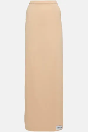 Dolce & Gabbana X Kim silk-blend maxi skirt