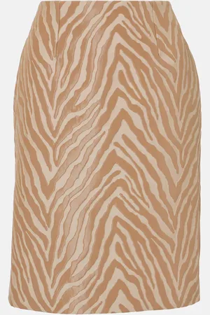 TOVE Elia cotton-blend jacquard pencil skirt