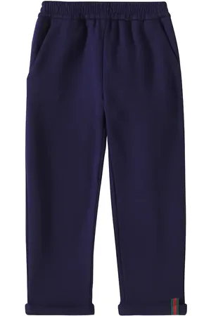 Gucci Web cotton jersey sweatpants