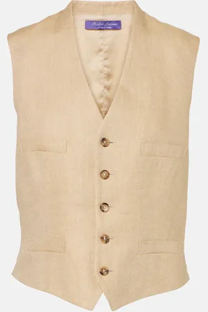 Ralph Lauren Jaiden silk and linen vest