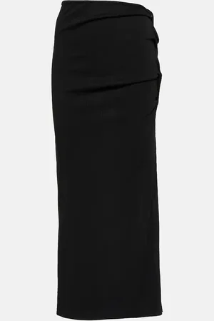 CHRISTOPHER ESBER Open Twist ribbed-knit maxi skirt