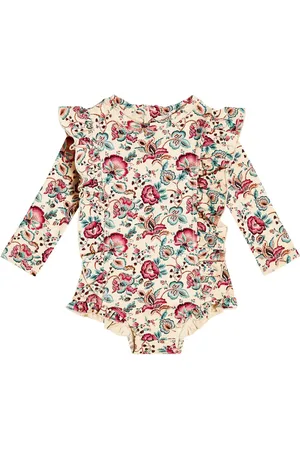 Louise Misha Baby Aurelie floral rashguard swimsuit