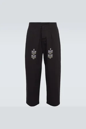 ADISH Qrunful embroidered cotton pants