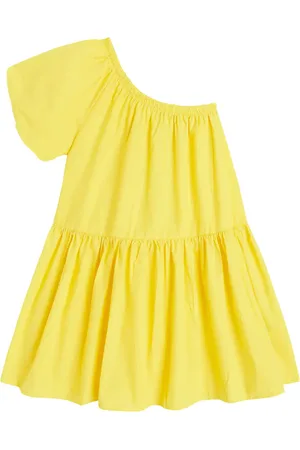 Molo Clarabelle one-shoulder cotton dress