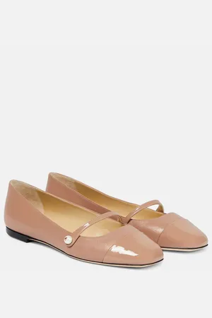 Jimmy Choo Elisa leather ballet flats