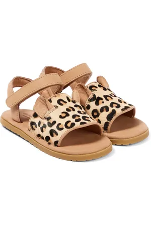 Donsje Lara leopard-print leather sandals