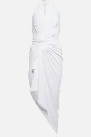 ALEXANDRE VAUTHIER Asymmetrical halterneck midi dress