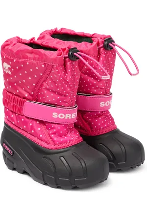 sorel Flurry polka-dot snow boots