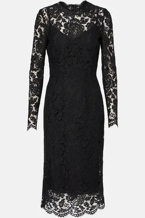 Dolce & Gabbana DG lace midi dress