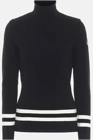 Fusalp Judith striped turtleneck sweater