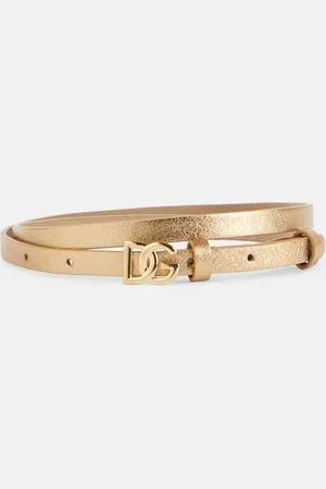 Dolce & Gabbana DG leather belt