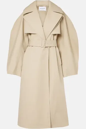 Alaïa Cotton gabardine trench coat
