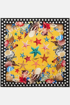 Dolce & Gabbana Capri printed silk twill scarf