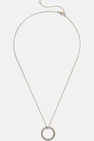 STONE AND STRAND Prince 14kt necklace with diamonds