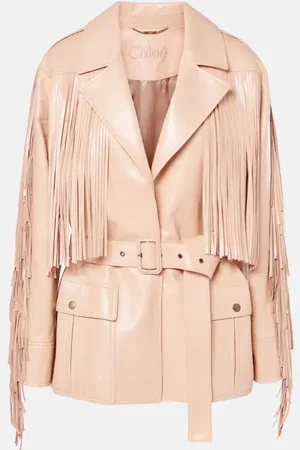 Chloé Fringed leather jacket