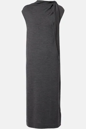 Jil Sander Wool midi dress