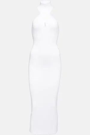 Alaïa Halterneck bodycon midi dress