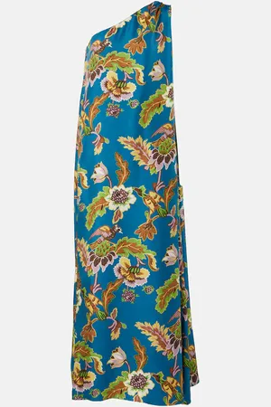 La DoubleJ Roy printed silk twill maxi dress