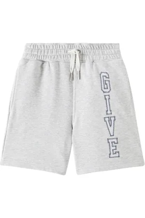 Givenchy Logo cotton-blend fleece shorts