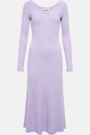 Dorothee Schumacher Ribbed-knit wool-blend midi dress