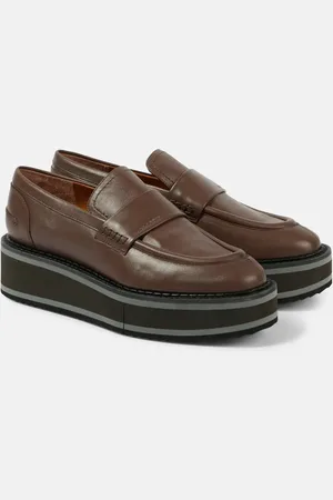 Robert Clergerie Bahati leather platform loafers