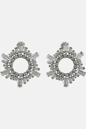 Amina Muaddi Begum Mini embellished earrings