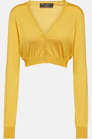 Dolce & Gabbana Cropped silk cardigan